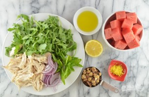 Салат с рукколой и курицей - фото шаг 2