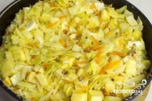 Овощное рагу с картофелем и капустой - фото шаг 8