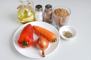 Гречка с овощами в духовке - фото шаг 1