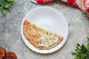 Блины с сыром - фото шаг 11