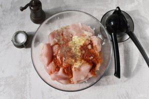 Шашлык из куриной грудки - фото шаг 4