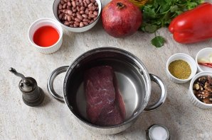 Салат "Тбилиси" с гранатом - фото шаг 2