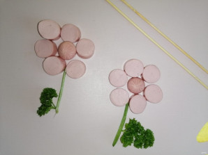 Шашлычки из сосисок обжаренные в поленте "Bravolli" - фото шаг 2