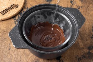 Крем-мусс из шоколада и воды - фото шаг 4