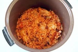Курица с рисом и фасолью - фото шаг 8