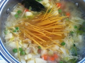 Суп из овощей с лапшой - фото шаг 4