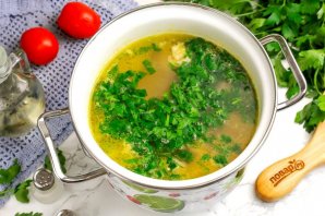 Чечевичный суп с курицей - фото шаг 6
