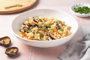Рис с грибами шиитаке - фото шаг 7