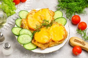 Отбивные с помидорами - фото шаг 12