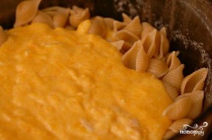 Паста с сырно-тыквенным соусом - фото шаг 3