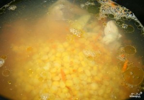Суп с кукурузой консервированной - фото шаг 2