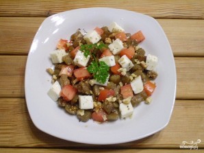 Салат из баклажанов с сыром - фото шаг 6