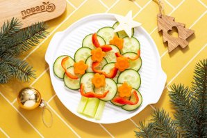 Закуски "Елочки" - фото шаг 13