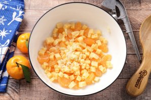 Салат "Мандариновый шок" - фото шаг 4