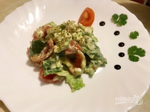 Салат "Авокадо" с зерненым творогом - фото шаг 7