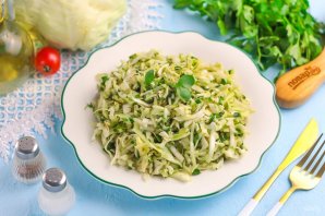 Постный салат из капусты - фото шаг 5