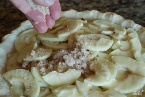 Яблочный пирог со сметаной - фото шаг 7