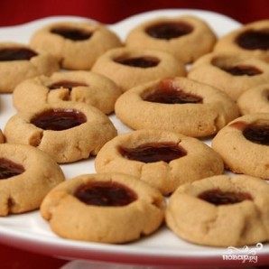 Печенье с вареньем и арахисом - фото шаг 4