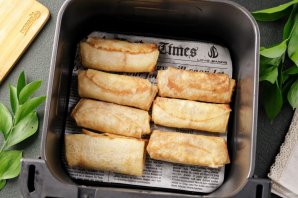 Замороженные блины в аэрогриле - фото шаг 6