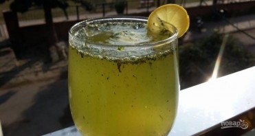 Безалкогольный "Мохито" с лимоном - фото шаг 6