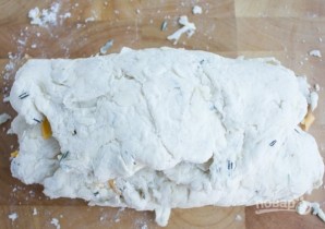 Сырное печенье с клюквой и розмарином - фото шаг 4