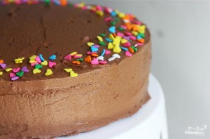 Торт с шоколадным кремом - фото шаг 8