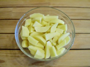 Картошка с солеными огурцами - фото шаг 4