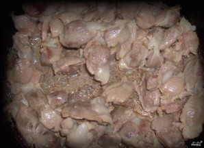 Куриные желудки в сливочном соусе - фото шаг 7