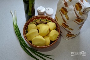 Картофельные оладьи в духовке - фото шаг 1