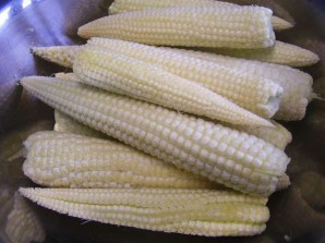 Маринованная молодая кукуруза на зиму - фото шаг 2