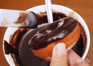 Пончики с шоколадом - фото шаг 15
