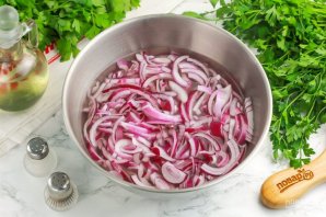 Лук маринованный быстрый - фото шаг 5