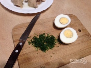 Куриный бульон с яйцом - фото шаг 6