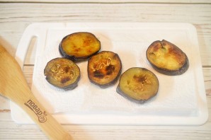 Маринованные баклажаны с моцарелой и томатами - фото шаг 3