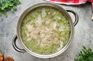 Щи с курицей - фото шаг 10