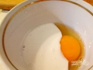 Спинка минтая, запеченная с яйцом - фото шаг 4