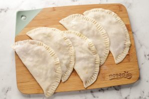 Постные чебуреки - фото шаг 12