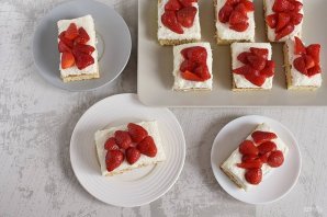 Клубничные пирожные - фото шаг 13