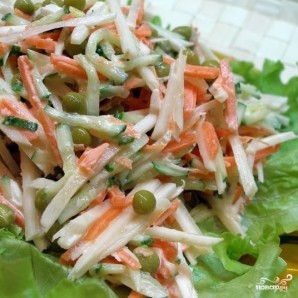Салат из топинамбура с морковью - фото шаг 5