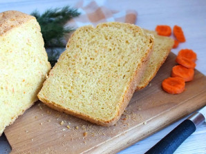 Морковный хлеб в хлебопечке - фото шаг 9