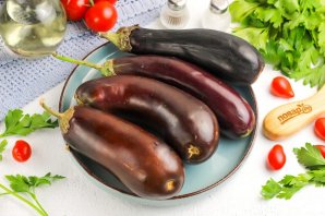 Печеные баклажаны на зиму - фото шаг 1