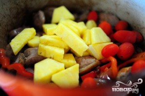 Утка по-тайски с карри и овощами - фото шаг 5