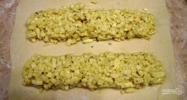 Рецепт самсы с сыром - фото шаг 3