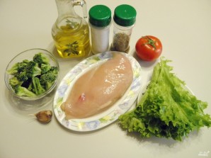 Салат с брокколи и курицей - фото шаг 1