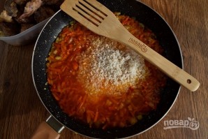 Курица с рисом и овощами по-каталонски - фото шаг 5