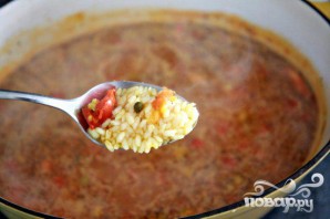 Суп с рисом и креветками - фото шаг 5