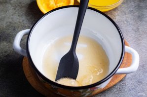 Творожный чизкейк с апельсиновым желе без выпечки - фото шаг 15