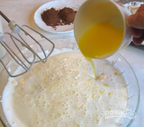 Бисквитный пирог "Зебра" - фото шаг 1