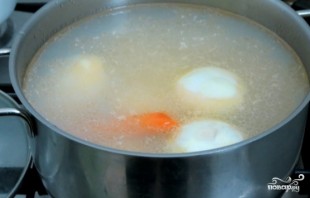 Суп из брюшек семги - фото шаг 3