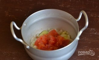 Овощное рагу с жареной картошкой - фото шаг 8